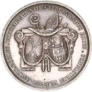 Vyšehradská kapitula, Ferdinand, rytíř Kindermann, probošt - Instalační medaile 29.6.17