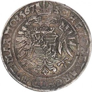 Maxmilian II. (1564-1576), Zlatník (60 kr.) 1567, K.Hora-Ludvík Karel +Šatný MKČ 1567