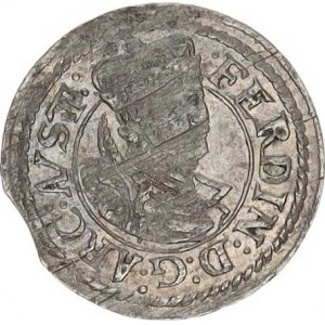 Ferdinand - arcivévoda (1565-1595), 1 kr. b.l., Tyroly Hall var.:v opisu tečky, .FER.DIN: D: G:ARC: