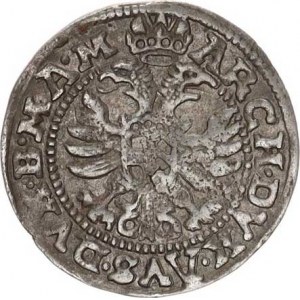 Rudolf II. (1576-1612), Bílý groš b.l., zn. hvězda v kroužku, Č.Budějovice-Schönfeld