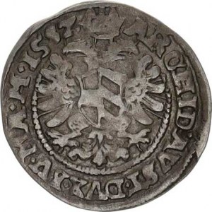 Rudolf II. (1576-1612), Bílý groš 1587, K.Hora-Šatný MKČ 376 1,788 g, tém.