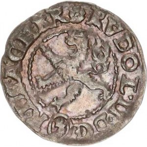 Rudolf II. (1576-1612), Malý groš 1582, K.Hora-Šatný HN 2b/7a var.: čísl. 2 ražená jako