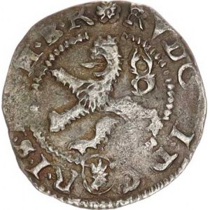 Rudolf II. (1576-1612), Malý groš 1584, K.Hora-Šatný HN 3/7a 1,018 g