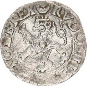 Rudolf II. (1576-1612), Malý groš 1593, Jáchymov-Hoffmann HN 8b/7c 0,839 g