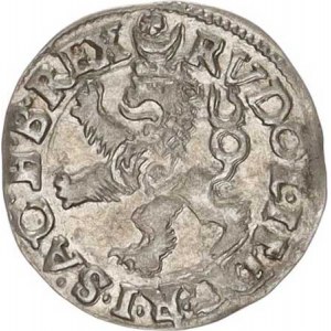 Rudolf II. (1576-1612), Malý groš 1594, Jáchymov-Hoffmann HN 8b/7c 0,96g