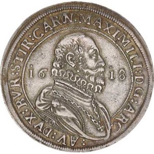 Maximilián - arcivévoda (1612-1618), Tolar 1618 CO, Tyroly, Hall Voglh. 122/XIII-XIV poprsí jako XI