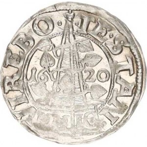 Moravské stavy (1619-1621), 3 kr. 1620 HP, Brno-Pecz MKČ 602 /1,496 g/