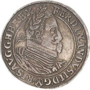 Ferdinand II. (1619-1637), Tolar 1624, Vídeň-Fellner - typ s pěti štíty v reverzu ! R