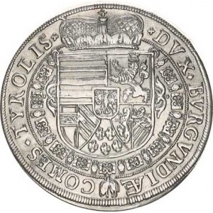 Leopold - arcivévoda (1619-1632), 1/2 Tolar 1632, Tyroly Hall opis: AVSTRIAE R