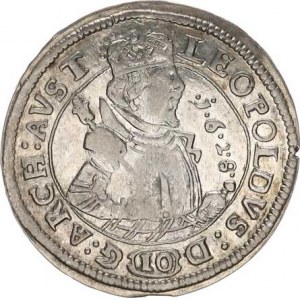 Leopold - arcivévoda (1619-1632), 10 kr. 1628, Tyroly Hall 4,034 g, mělčí ražba, jinak