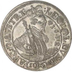 Leopold - arcivévoda (1619-1632), 10 kr. 1632, Tyroly Hall var.: před dataci květinka, opis: G: (