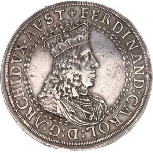 Ferdinand Karel - arcivévoda (1632-1662), Dvoutolar b.l., Tyroly, Hall - typ s kloboukem MT 511; KM