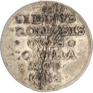 Evangelické slezské stavy (1633-1635), 3 kr. 1634 HR, Vratislav-Rieger MKČ 1147 - nápis / orlice