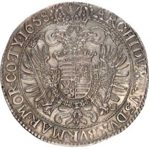 Ferdinand III. (1637-1657), Tolar 1658 KvB - Kremnica Husz. 1244 R 28,663 g