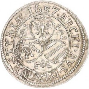 Ferdinand III. (1637-1657), 3 kr. 1657 HCK, Śtýrsko Graz R Herinek 716
