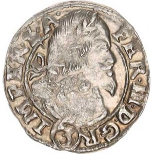 Ferdinand III. (1637-1657), 3 kr. 1657, K.Hora-Hackl R jako MKČ 1197 opis: IMPER. S.