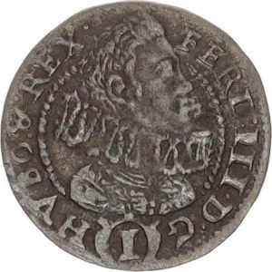 Ferdinand III. (1637-1657), 1 kr. 1629 PH, Kladsko-Hema jako MKČ 1344 ale AVST: & .1629