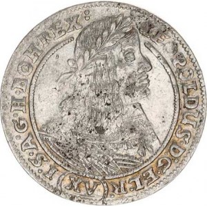 Leopold I. (1657-1705), XV kr. 1662 G-H, Vratislav-Hübner Hol.62.1,2