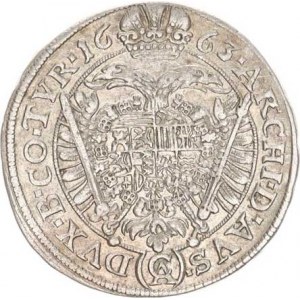 Leopold I. (1657-1705), XV kr. 1663 CA, Vídeň-Cetto Hol.63.5,2 6,086 g