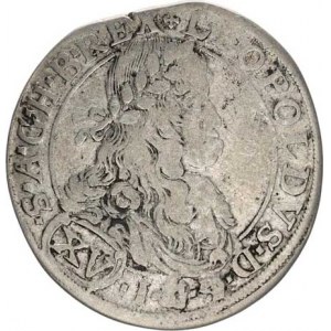 Leopold I. (1657-1705), XV kr. 1664 CA, Vídeň-Cetto Hol.64.3,10 var. bez tečky za A