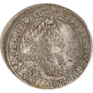 Leopold I. (1657-1705), XV kr. 1665 S-H, Štýrsko Graz-Haydt Hol. 65.2.2 R