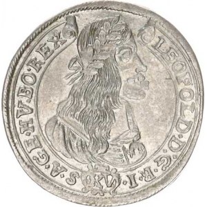 Leopold I. (1657-1705), XV kr. 1667 KB Hol.67.1,1 R, tém.