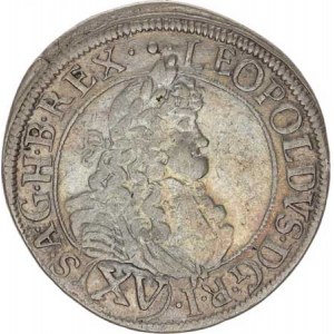 Leopold I. (1657-1705), XV kr. 1685 a, Würzburg Hol.85.1,3 A R
