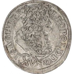 Leopold I. (1657-1705), XV kr. 1691 KB jako Hol. 91.2,2 opis: PATRONA. HUN - GARIAE.