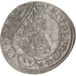 Leopold I. (1657-1705), XV kr. 1694 CB, Břeh-Brettschneider Hol.94.1,8 R