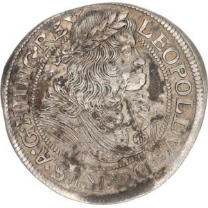 Leopold I. (1657-1705), VI kr. 1677 NB-LM, Velká Baňa Husz. 1452 R 2,942 g