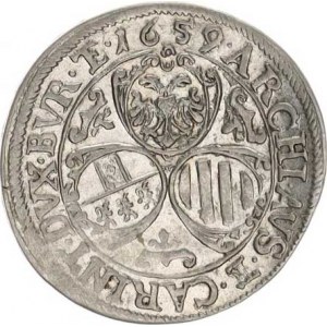 Leopold I. (1657-1705), 3 kr. 1659 b.zn., Korutany St.Veit R 1,657 g