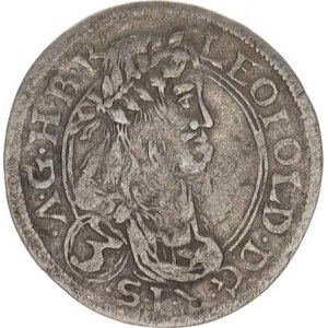Leopold I. (1657-1705), 3 kr. 1665, Neuburg am Inn-Triangel R var.: D.G.R.I.S. ()