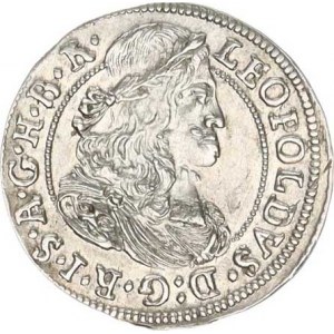 Leopold I. (1657-1705), 3 kr. 1678, Tyroly, Hall