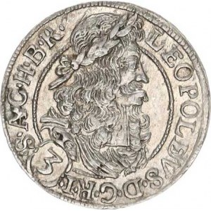 Leopold I. (1657-1705), 3 kr. 1694, Tyroly-Hall, opis: R. I. () . S. A. 1,460 g