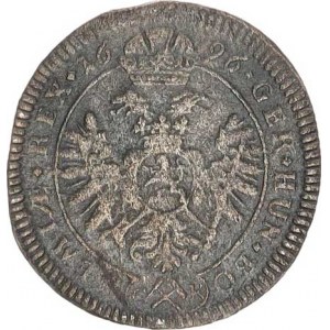 Leopold I. (1657-1705), 3 kr. 1696 CK, K.Hora-Krahe MKČ 1460, patina