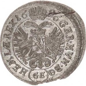 Leopold I. (1657-1705), 1 kr. 1696 GE, Praha-Egerer RR 0,817 g