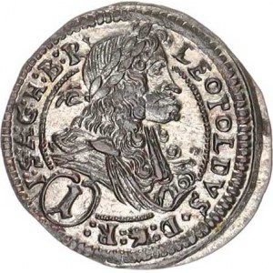 Leopold I. (1657-1705), 1 kr. 1699 IA, Štýrsko, Graz-Aigmann R 0,873 g Her. 1699