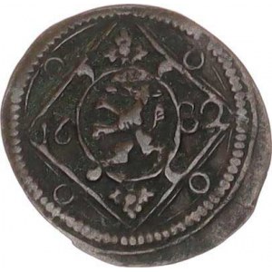 Leopold I. (1657-1705), 1 Pfennig 1682, Štýrsko,Graz RR