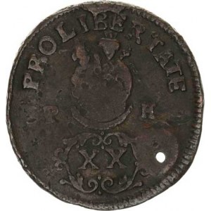 Malkontenti (1704-1708), XX Poltura 1705 PH - CM - s kontramarkou Madona Husz. 1532