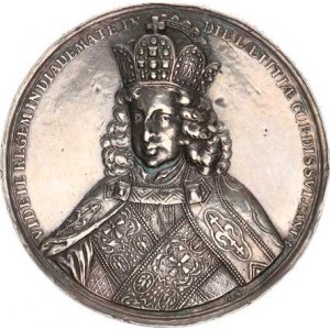 Josef I. (1705-1711), Korunovační medaile na římského krále v Augsburgu 26.1. 1690, pop