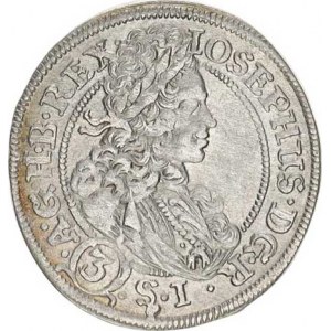 Josef I. (1705-1711), 3 kr. 1709 FN, Vratislav-Nowak MKČ kombinace 1762/1759