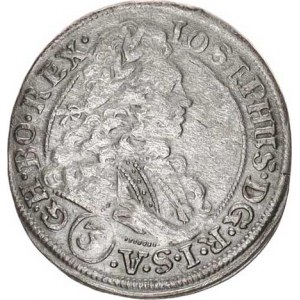 Josef I. (1705-1711), 3 kr. 1711 FN, Vratislav-Nowak MKČ -, av. jako 1763, ale 