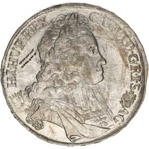 Karel VI. (1711-1740), Tolar 1728 KB, Kremnica 28,785 g Husz. 1604; Her. 442
