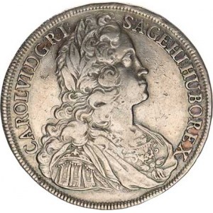 Karel VI. (1711-1740), Tolar 1731 b.zn., Vídeň Holh. 267/III 28,624 g