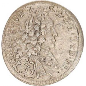 Karel VI. (1711-1740), 3 kr. 1712 zn.hvězda, Mnichov R Her. 856