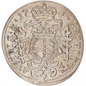 Karel VI. (1711-1740), 3 kr. 1712 zn.hvězda, Mnichov R Her. 856