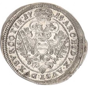 Karel VI. (1711-1740), 3 kr. 1715, Vídeň sbírkový stav