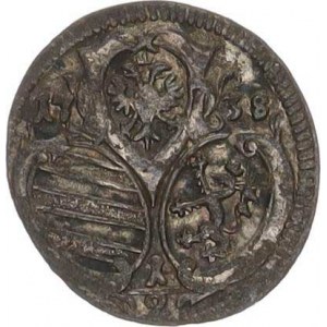 Karel VI. (1711-1740), 1/2 kr. 1738, Štýrsko Graz R Her. 967 0,474 g