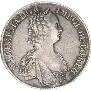 Marie Terezie (1740-1780), Tolar 1753 b.zn., Tyroly Hall 27,941 g