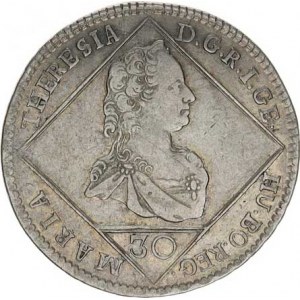 Marie Terezie (1740-1780), 30 kr. 1765 b.zn., Vídeň R 6,951 g